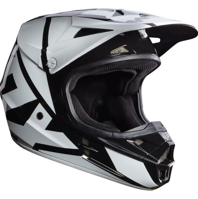 Photo of Fox Kids V1 Race Black/White Helmet