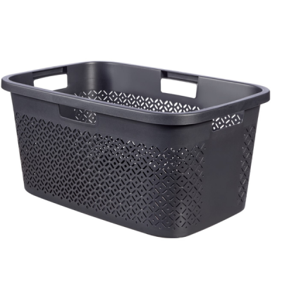Photo of Curver By Keter Terrazzo Laundry Basket - White
