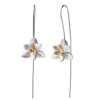 Sterling Silver Blossom Drop Earrings Photo