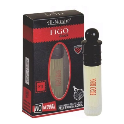 Al Nuaim Figo Black Alcohol Free Attar Oil Based Perfume 6ml Roll On