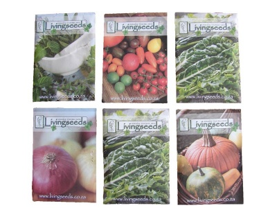 Photo of LivingSeeds Vegetable and Herb Seed - 6 Pack - The Mixed Collection