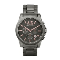 Armani Exchange Chronograph Grey Stainless Steel Watch AX2086