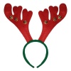 BUFFTEE Reindeer Antlers With Bell Christmas Hat - Red Photo