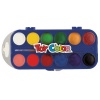 Toy Color Watercolour Paint Pallet & Paint Brush: 12 Colours Photo