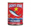 Lucky Star Tin Fish / Pilchards Tomato 400g x 12 Photo