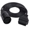ATT OBD2 Diagnostic Cable For BMW ICOM D Module Cable 10pin - BMW motorcycle 1m Photo