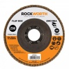 Bulk Pack 5 x Rockworth P80 Zirconia Oxide Flap Disc - 115mm Photo