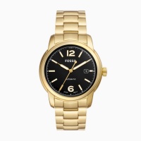 Fossil Mens Heritage Automatic Gold Tone Stainless Steel Watch ME3232