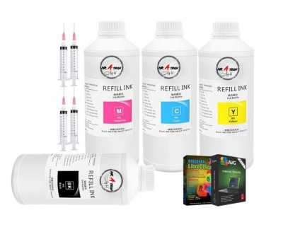 MR A TECH Universal Refill Ink Bottle Kit Any Refill ink Brother inkTank printers