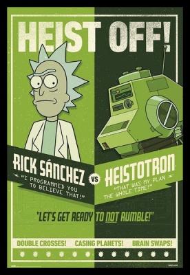 Photo of Rick and Morty - Heist Off Poster with Black Frame movie