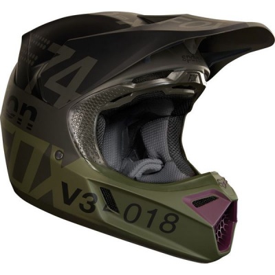Photo of Fox Racing Fox V3 Draftr Charcoal Helmet