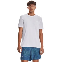 Under Armour Mens Seamless Stride Short Sleeve Tee WhiteReflective