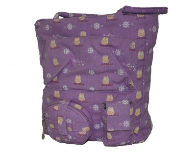 Photo of Fino Stylish Canvas Bunny print Children’s Travel Bag - Purple