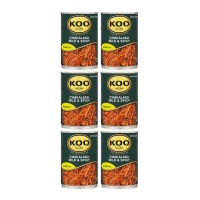 KOO Mild And Spicy Chakalaka 6 x 410g