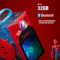 Marvel Spider Man Galaxy LED Stars Bluetooth Karaoke Machine