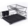 Black Iron Double Layer Dish Rack Photo
