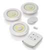 3 x COB/LED Lights with Remote Control Photo