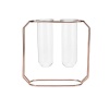 Vase Rose Gold Geometric Shape Double Photo