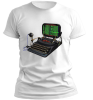 PepperSt Men's White T-Shirt - Ancient Tech Photo