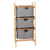 HEARTDECO Bamboo Dresser Storage Unit with Sliding Drawers Photo