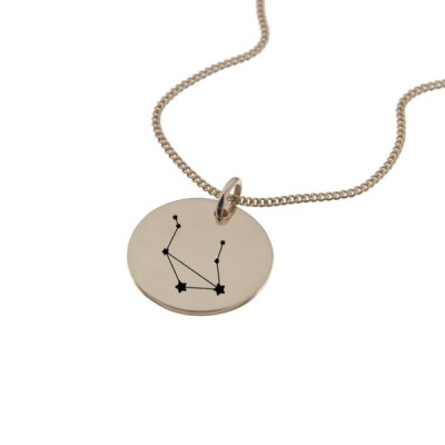 Photo of Libra Constellation Rose Gold Necklace