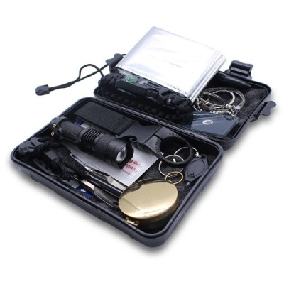 Photo of optic life Optic 18" 1 Emergency Survival Kit Tactical Defense - Black