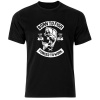 Think out loud Men's "Born to Fish" Short Sleeve Tshirt Black Photo