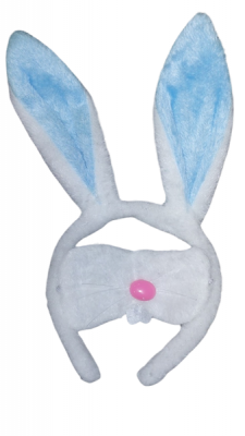 Bunny Dress Up Set with Bunny Ears Headband and Bunny Nose and Mouth
