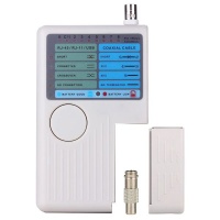 4 in 1 Remote Network Cable Tester for RL 45 RJ 11 USB BNC LAN Cable