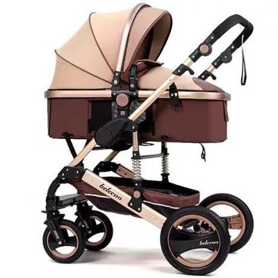 Photo of ATOUCHTOTHEWORLD Baby Stroller 2 in1 Portable Baby Carriage Folding Prams With Mummy Bag-K