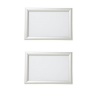 Varideals set of 2 Deluxe Aluminium A4 Easy Loader Poster Frames with Mitred Corners Photo