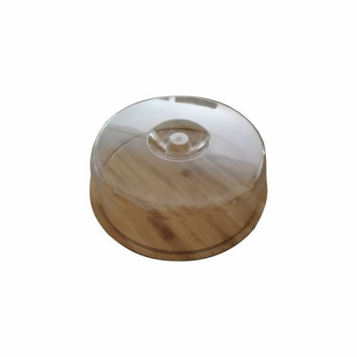 Photo of Regent Bamboo Round Cutting & Serving Board Reversible w/ Dome Cover