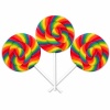 Rock Candy Kings of Rock - Medium Rainbow lollipops - Multi colour Photo