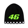 VR46 Double-Sided Black Black Beanie 2D Photo