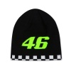 VR46 Double-Sided Black Black Beanie 2D Photo