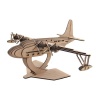 Wow We - 3D Wooden Model Aeroplane Simple Solent Photo
