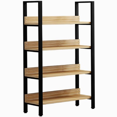 Photo of HEARTDECO DIY 4-Tier Bookshelf Storage Rack Display Shelf