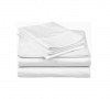 Finest Egyptian Cotton Queen Size Complete Bed Sheet Set - Pure White Photo