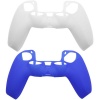 Silicone controller covers White and Blue for PS5 Photo