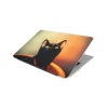 Laptop Skin/Sticker - Black Cat Looking Up Photo