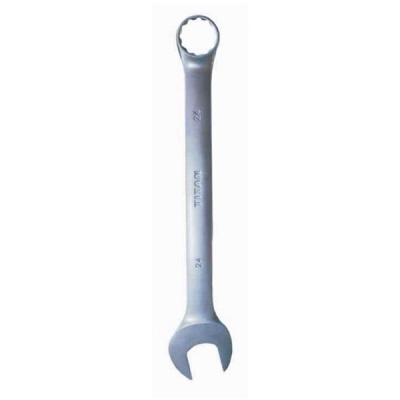 Photo of Titan Combination Spanner Fully Polished 24mm Plastic Hanger