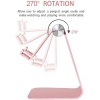 Adjustable Aluminum Stand for Mobile Phone & Mini Tablet - Rose Gold Photo