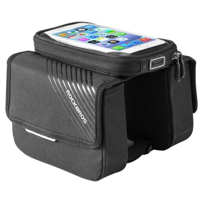 Photo of Rockbros Bicycle Top Tube Pannier Bag with Touch Screen Phone Case