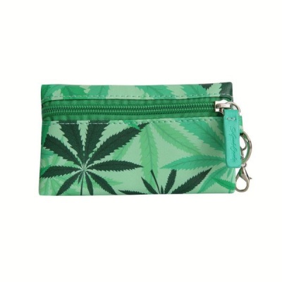 Photo of SoGood Candy Set of 3 - Pencil Case Key Ring Purse & Coin Purse Cannabis Print