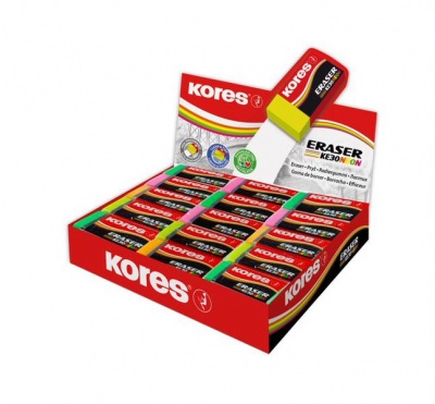 Photo of Kores Neon Eraser KE-30 Box of 30