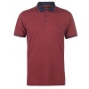 Pierre Cardin Mens Pin Stripe Polo Shirt - Red/Navy [Parallel Import] Photo