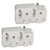 Selectrix 2 Pack: Direct Plug-in Multi Plugtop 2 X 3 pin 16A and 2 X 2 Pin 5A. Photo