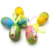 BUFFTEE Easter Eggs Hanging Decor - Easter Egg Table Decor- 6 Pack Photo