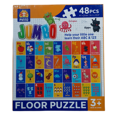 Jumbo ABC 123 Floor Puzzle