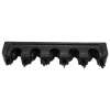 Broom/Mop and Tool Hanging Organiser - Black Photo